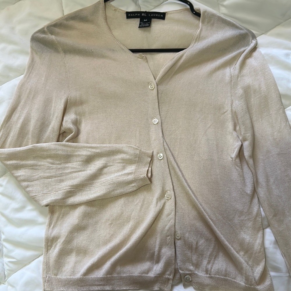 Polo Ralph Lauren sheer cardigan